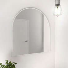Gabe Arched Stainless Steel Wall Mirror